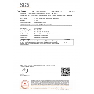 PVC WIRE ROHS2.0 REPORT